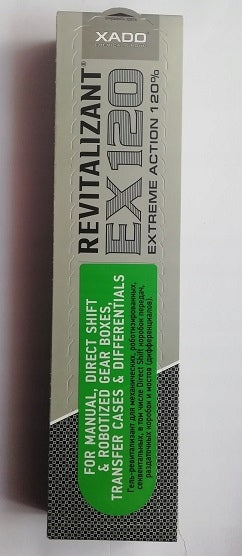 XADO Revitalizant EX120 ist für Schaltgetriebe und Schaltgetriebe konzipiert 