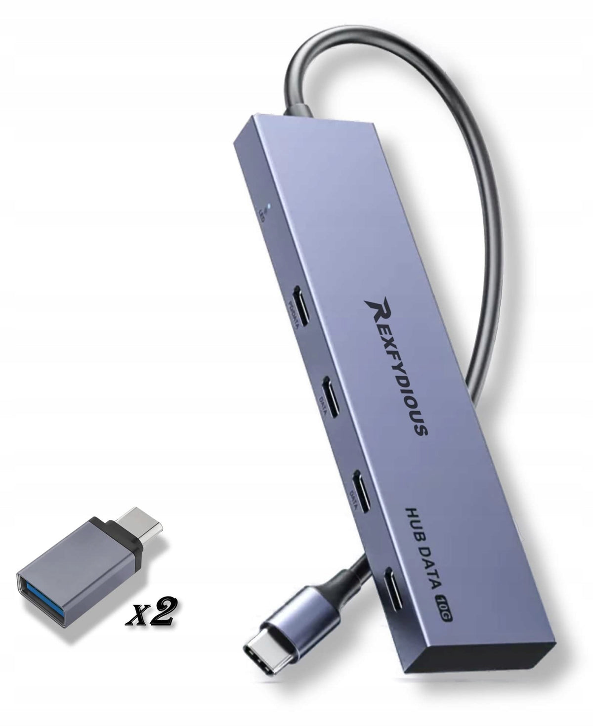 Rexfydious 10 Gbps Usb C Hub Splitter Usb C