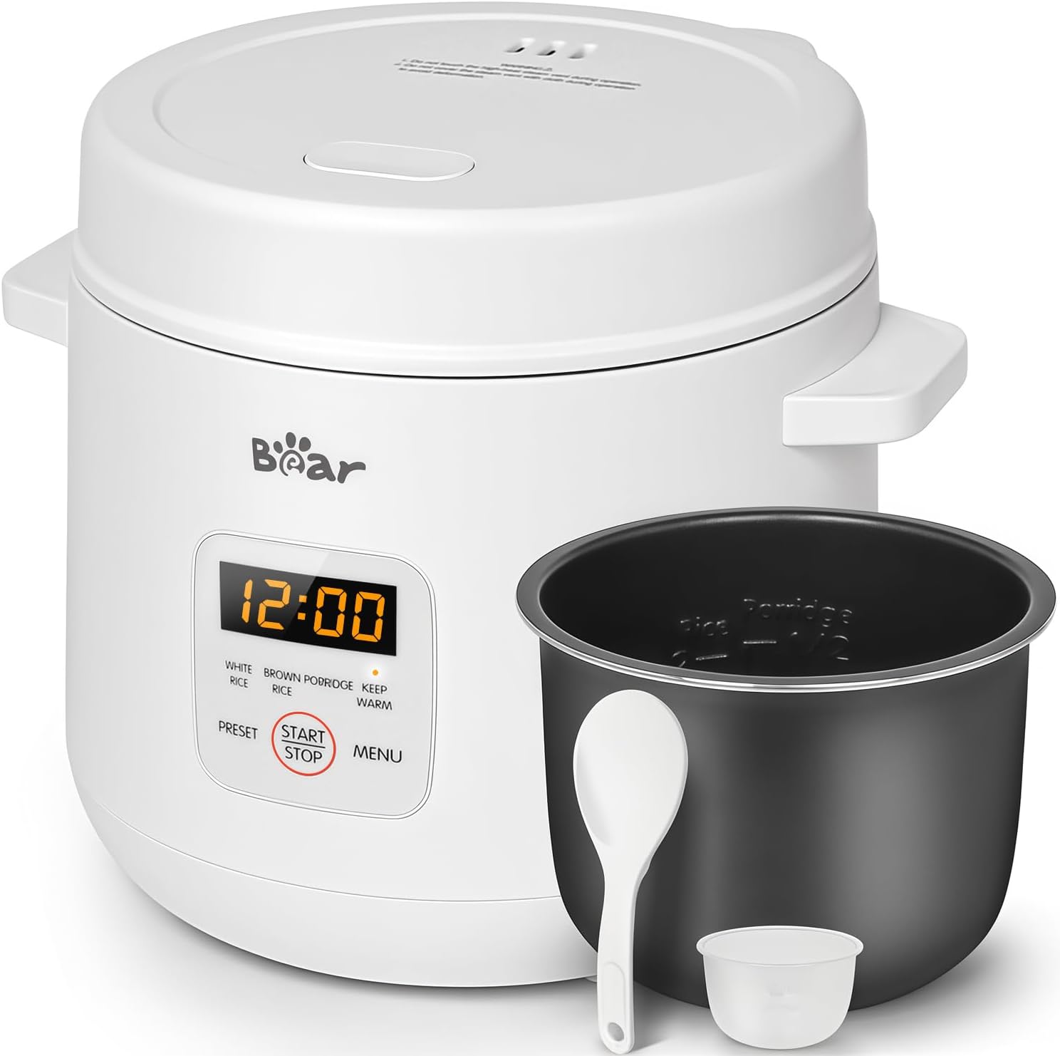 Rice Cooker Bear 1,2L 300 W Heat Maintenance Function
