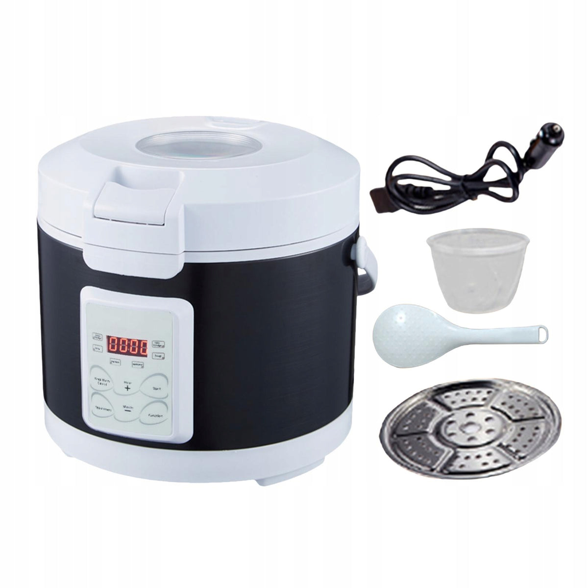 Rice Cooker Portable Electric Rice Steamer Heating Non Stick Style B Packaging status original