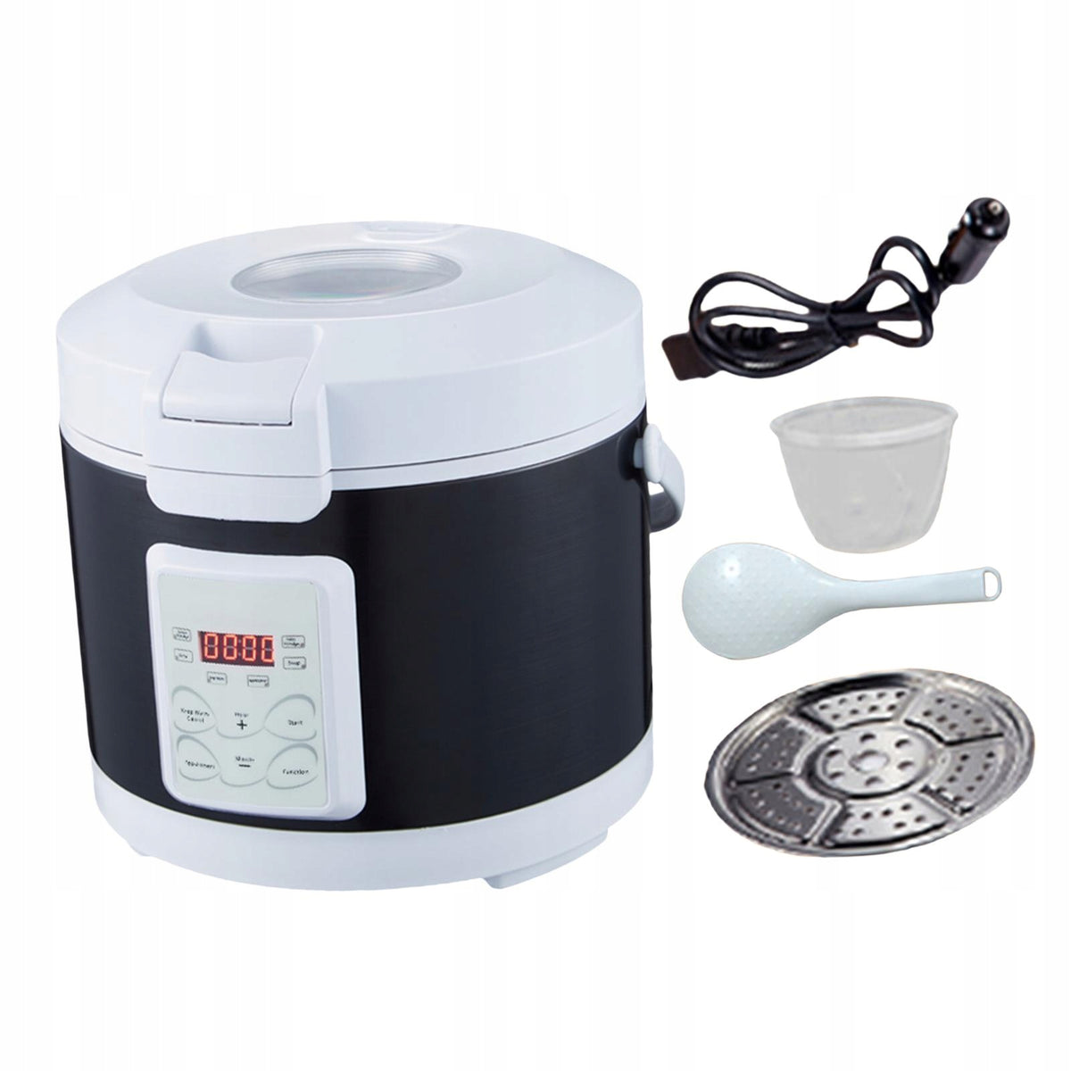 Rice Cooker Portable Electric Rice Steamer Heating Non Stick Style B
