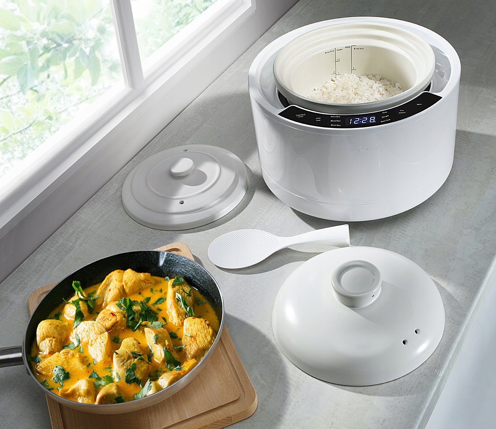 Rice Cooker Pot Ceramic Rice Catler CR 600 2,5L 900W Brand Catler