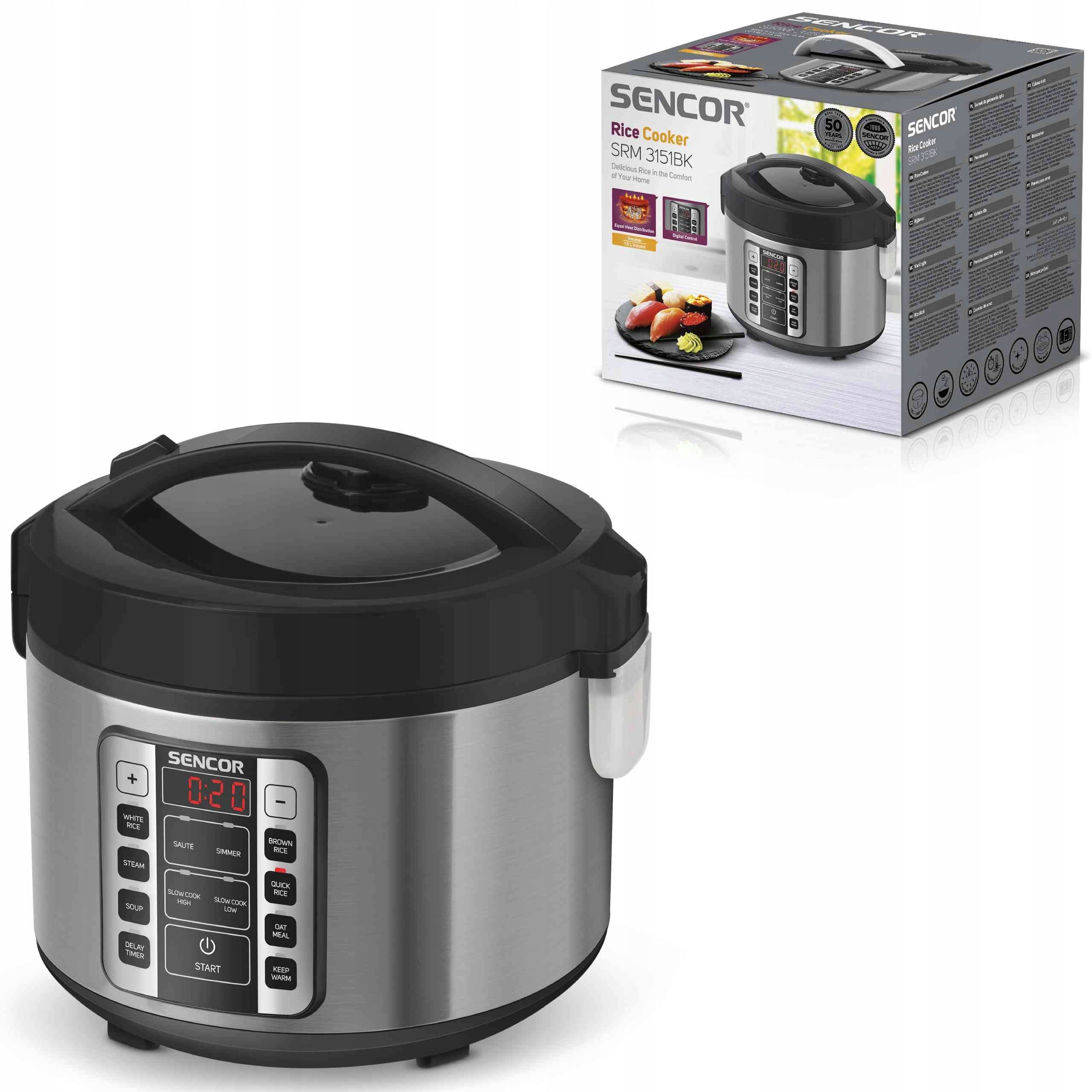 Rice Cooking Pot Rice Cooker SENCOR SRM 3151BK Packaging status original