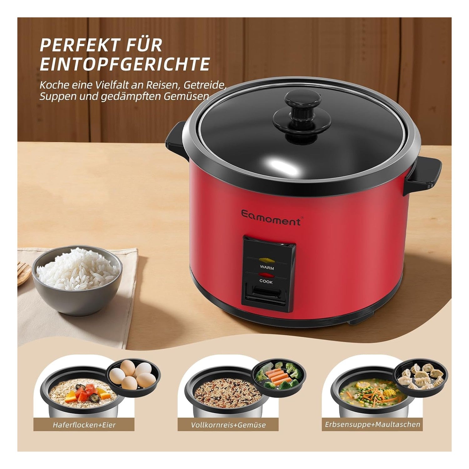 Rice Pots Black Cooking Rice 1.8L 700W Brand no brand