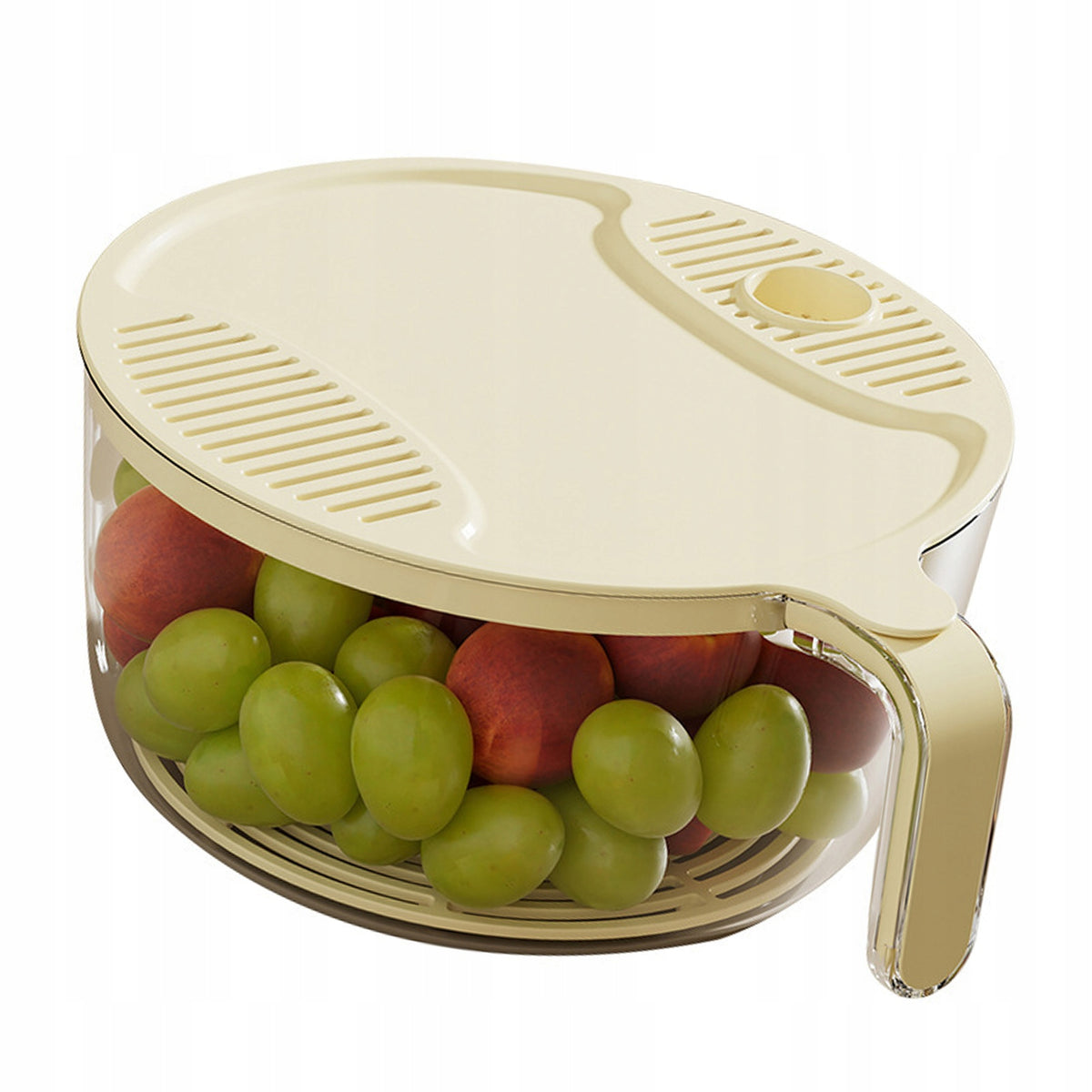 Rice Washing Cedar, Vegetable Draining Bowl, Versatile for Kitchen