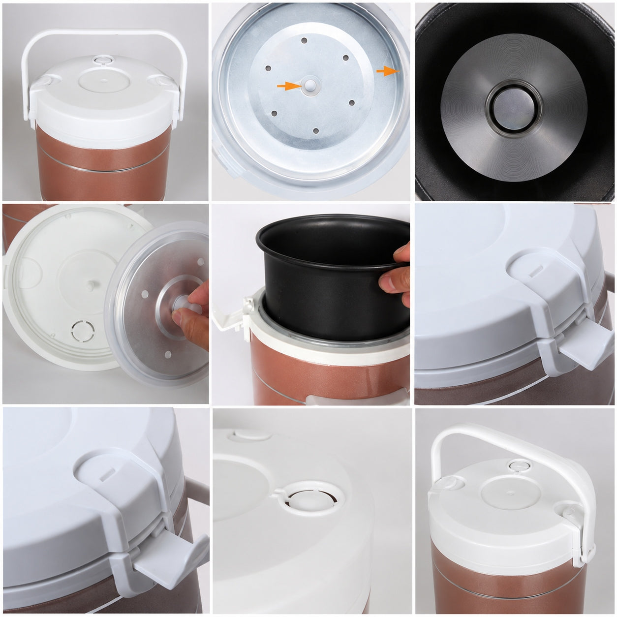 Rice cooker MULTICOOKER portable TOURIST 1,6l 12V 24V tir MOTORHOME Manufacturer code RYŻOWAR samochodowy 1,6L MULTICOOKER 12V 24V