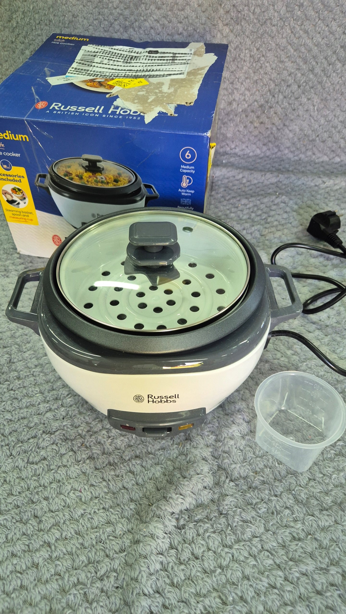 Rice pot Russell Hobbs 27030-56 white Brand Russell Hobbs