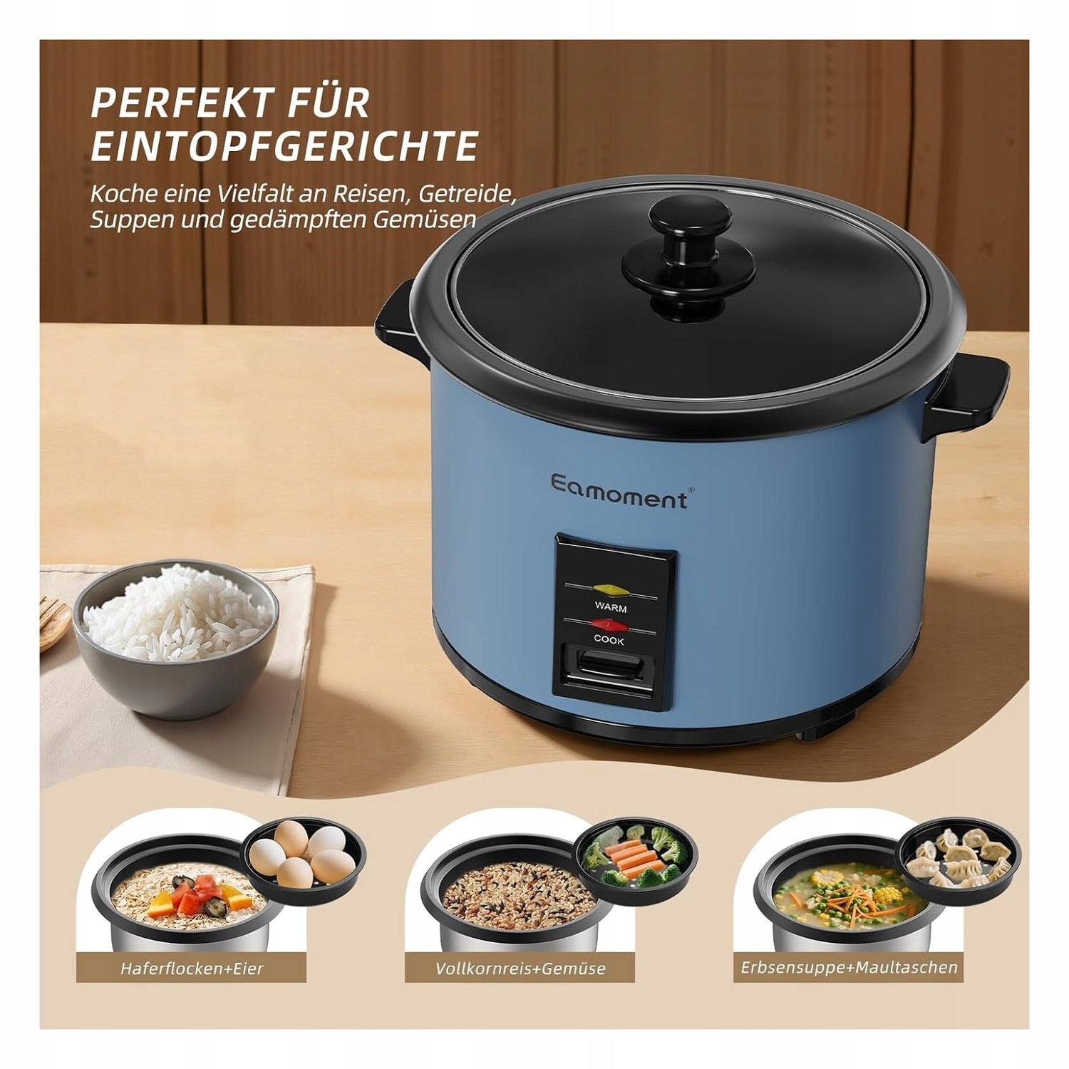 Rice pots 1.8 liters 700 W cooking rice and steaming Brand no brand