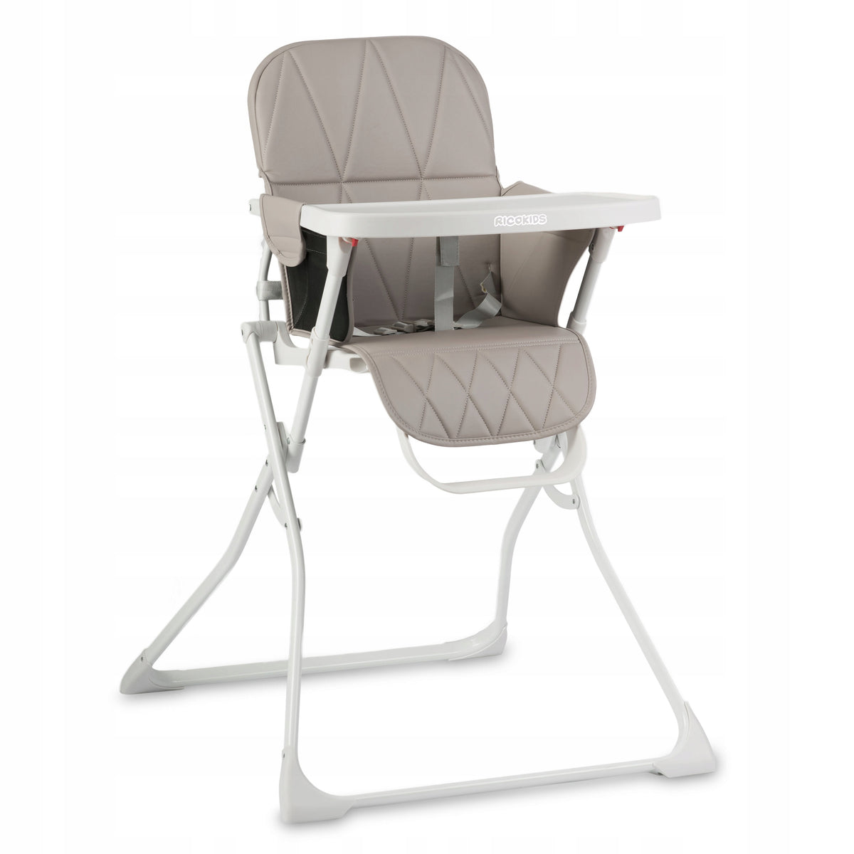 Ricokids Nuco dětská jídelní stolička, bílá a šedá Color white shades of gray and silver