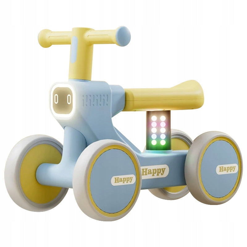 Ride-on balance bike FUNIDOO WHOOPEE with sound and light blue Packaging status original