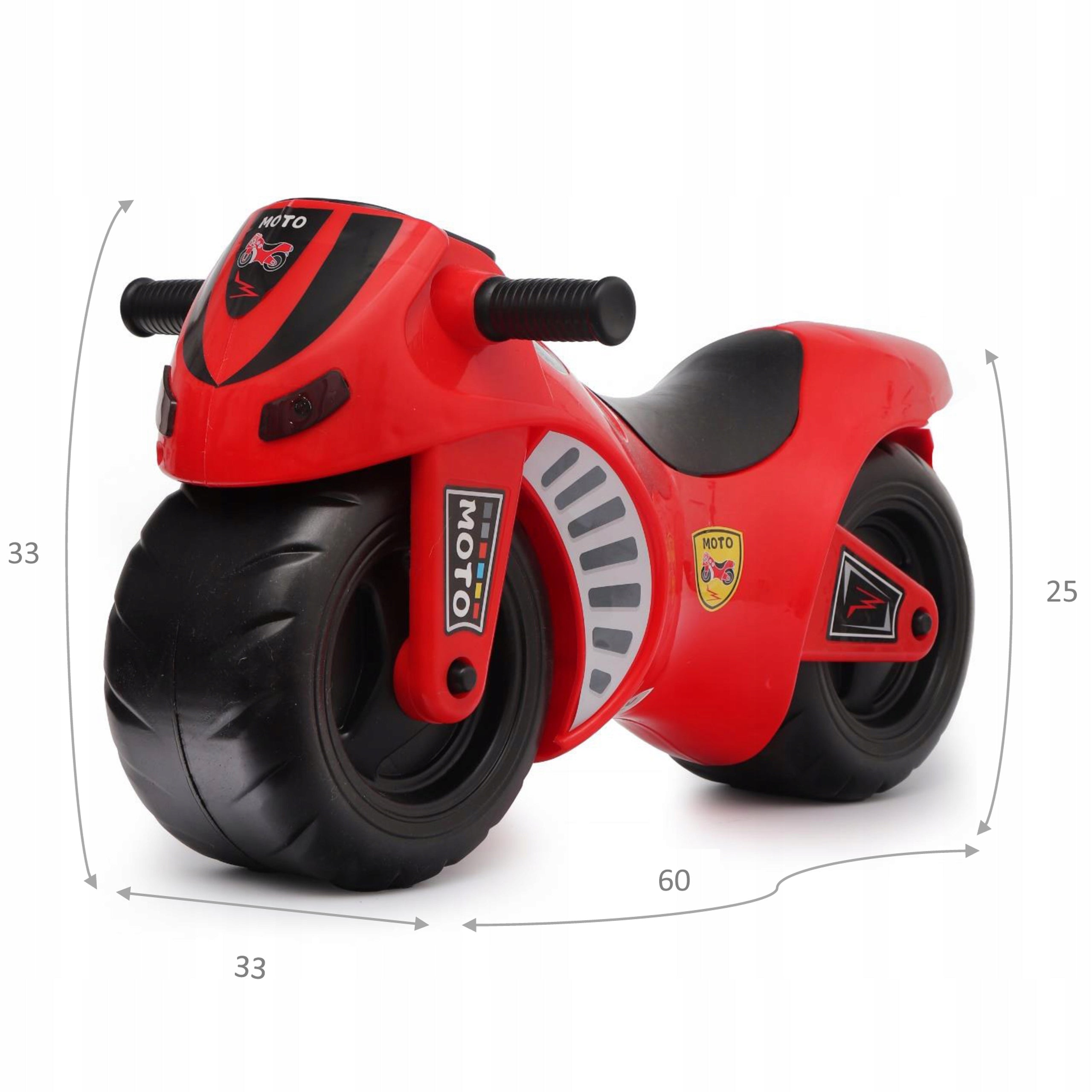 Ride-on for children running motor light sounds red M-TOUR WEBBEN Color red