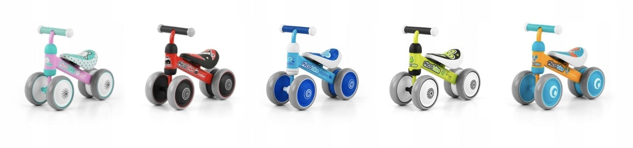 Ride-on pusher for children bike soft seat Micro Milly Mally Puppy Model 2693