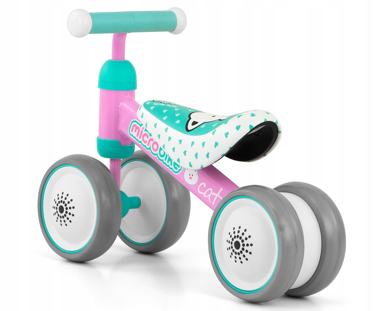 Ride-on pusher for children bike soft seat Micro Milly Mally Puppy Packaging status original