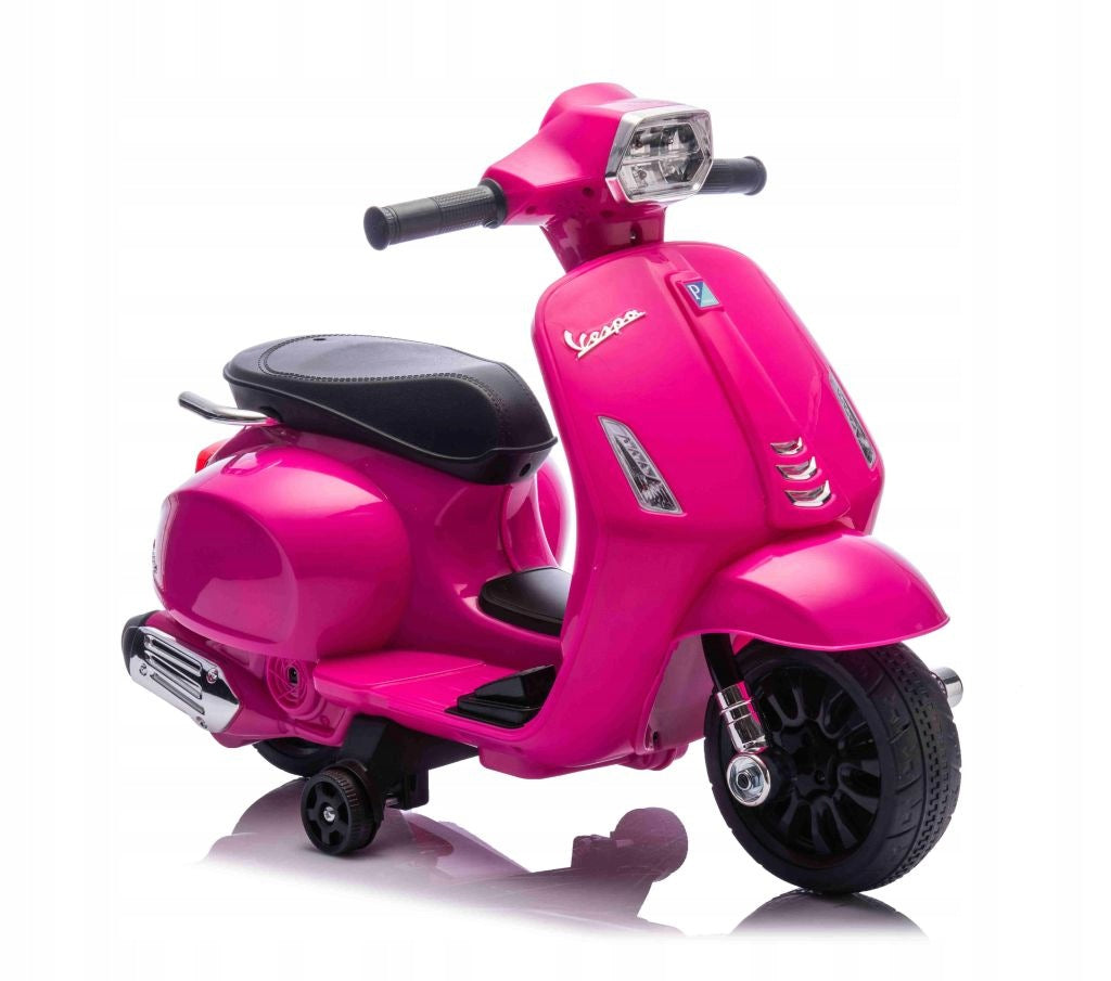 Ride-on scooter Vespa pink for battery - original license, 6V, 18m+ Brand Super-Toys