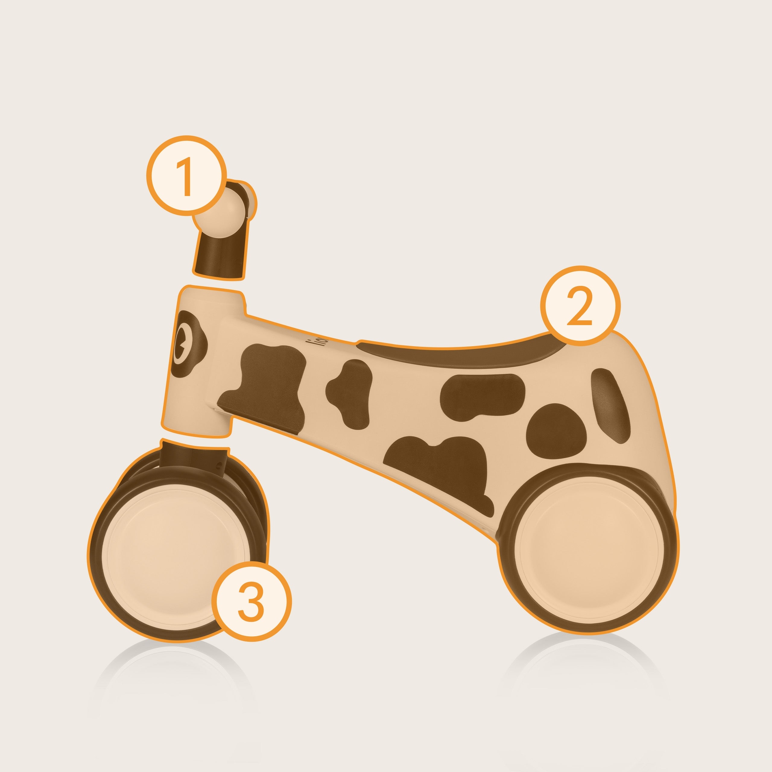 Ride-on walker balance bike for children GIFT FOR YEAR Lionelo SAMMY Manufacturer code 5903771704946