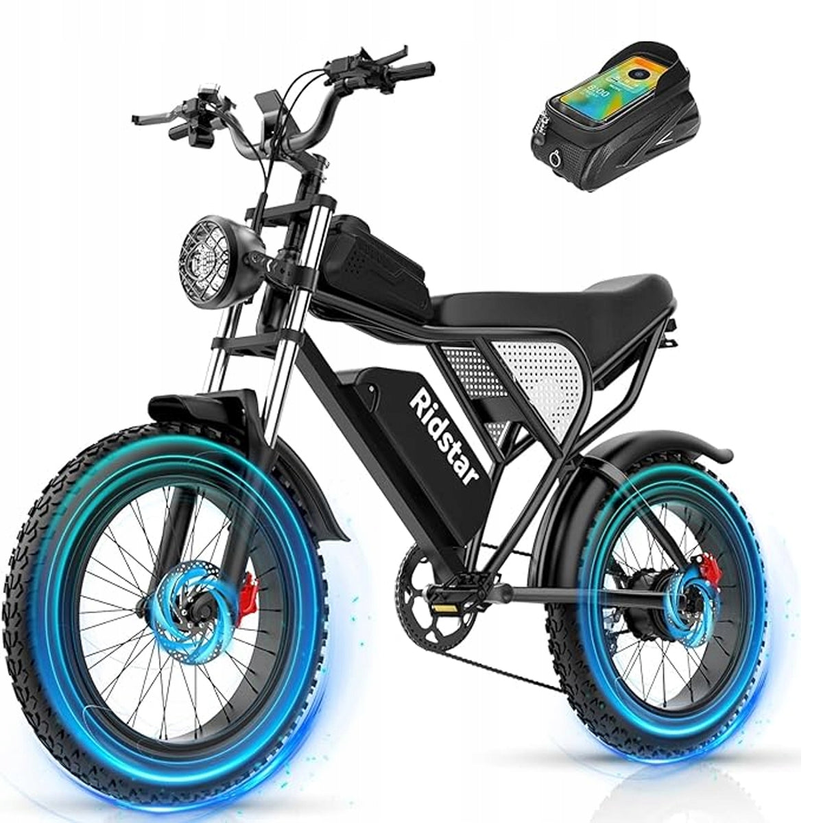 Ridstar Q20 off-road electric vehicles 1000W 20Ah 55KM/H Oil brake Manufacturer code 9324657499835  Ridstar Q20