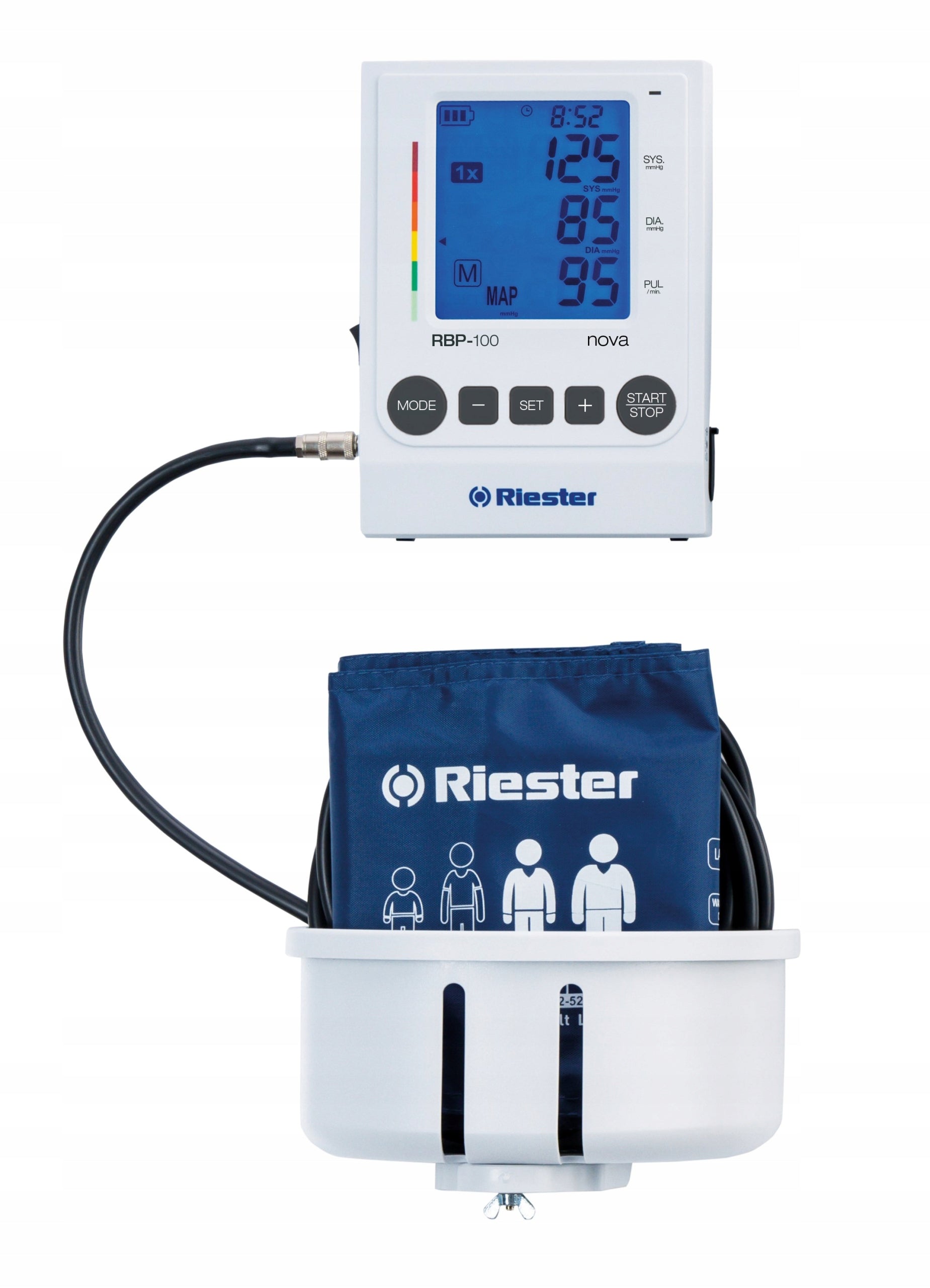 Riester Automatic blood pressure monitor RBP-100 wall AKU. cat.1742