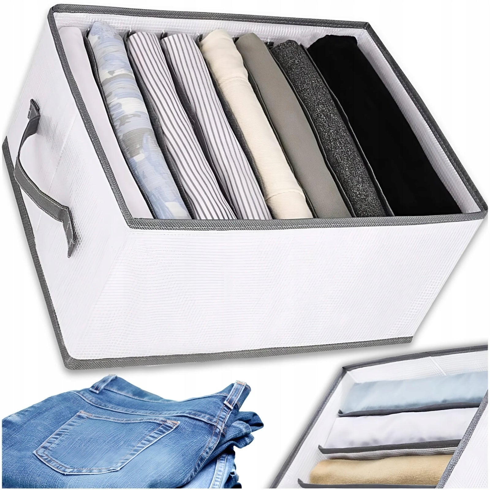 Rigid Closet Drawer Organizer WARDROBE BOX Refill Cabinet Clothes Packaging status original