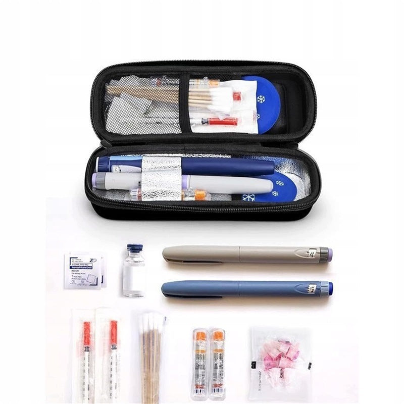 Rigid Matte Insulin Storage 2 Cooling Cartridge With Temperature Packaging status original