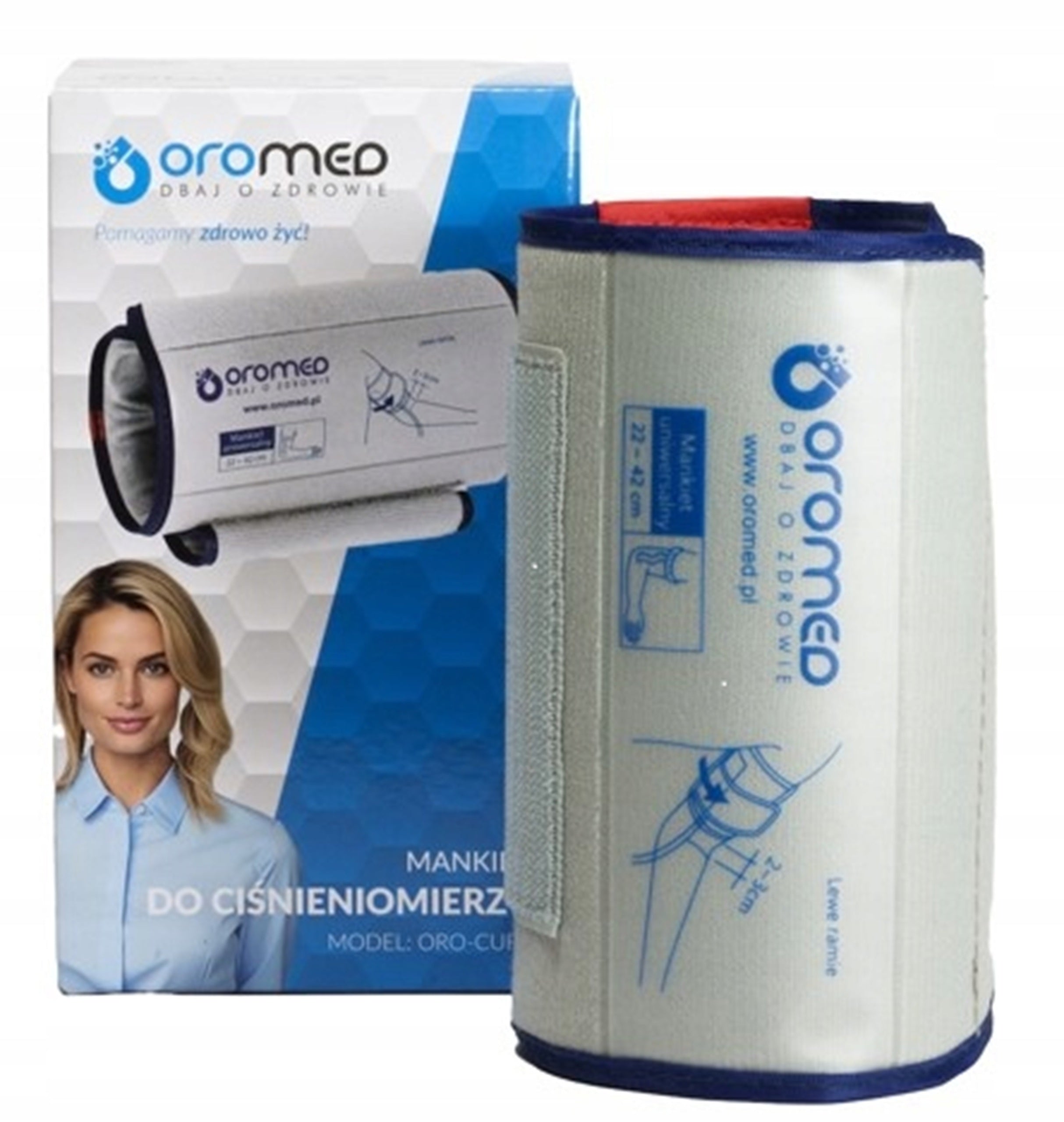 Rigid PADDED cuff for blood pressure monitor OROMED 22-42 XL