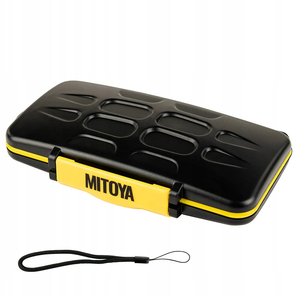 Rigid case for SD and microSD memory cards MITOYA Model MITOYA YELLOW CASE