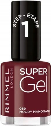 Nagellack Rimmel London Super Gel 12 ml, 069 Moody Mahogany 