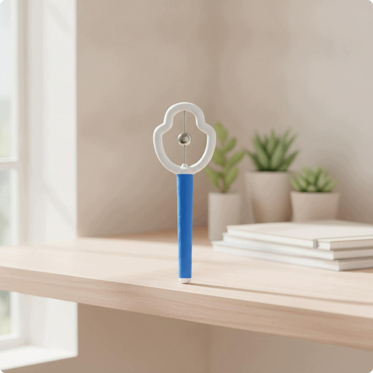 Ringlingual Tip Exercise Tool | Lightweight, lingual Training Tool Blue