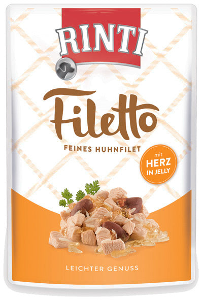 Rinti Filetto chicken and poultry hearts in jelly Brand Rinti