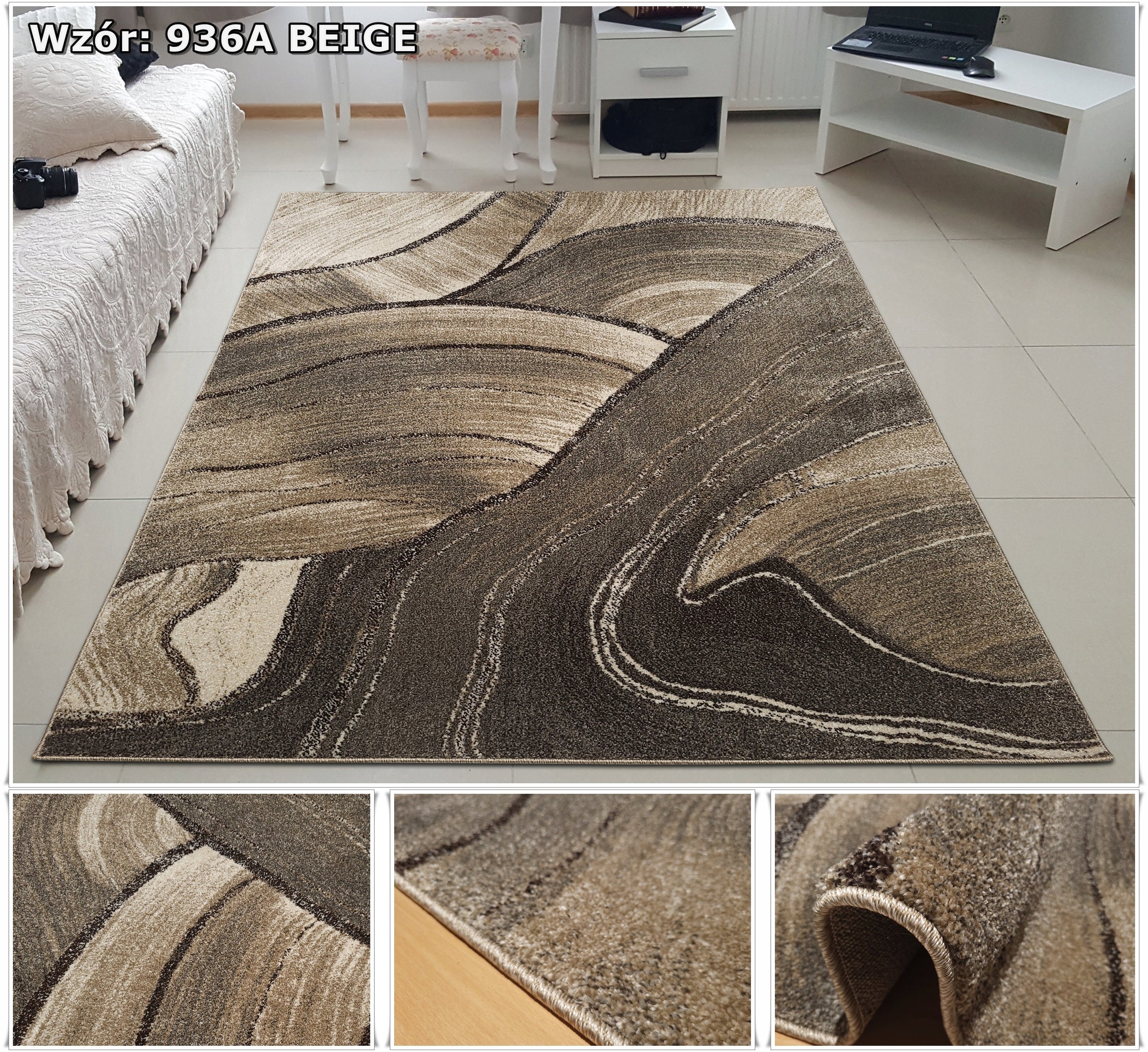 Rio 160x220 Premium Modern Turkish Carpet for Living Room Product width 160 cm