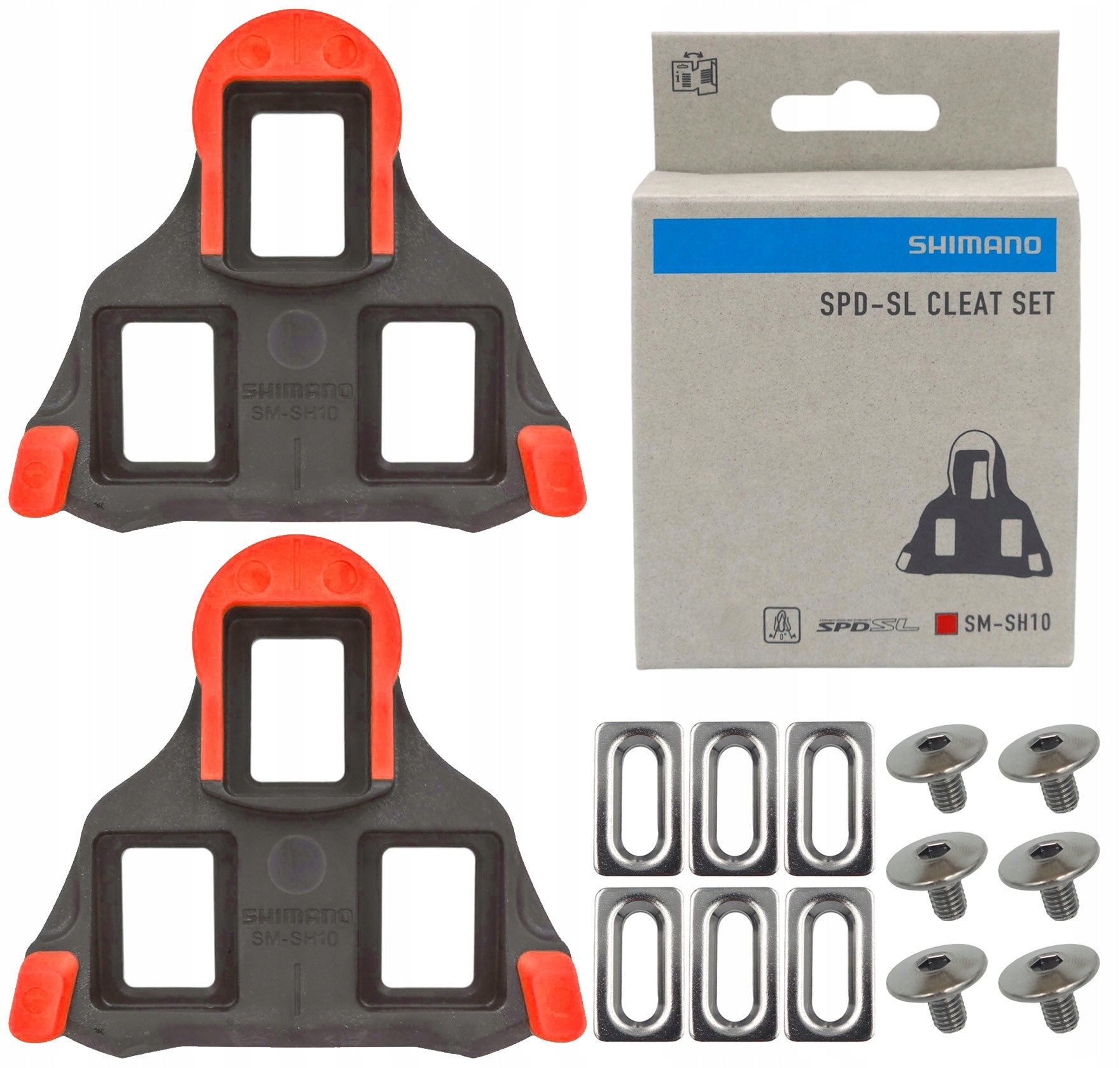 Road blocks Shimano SM-SH10 red 0st pair