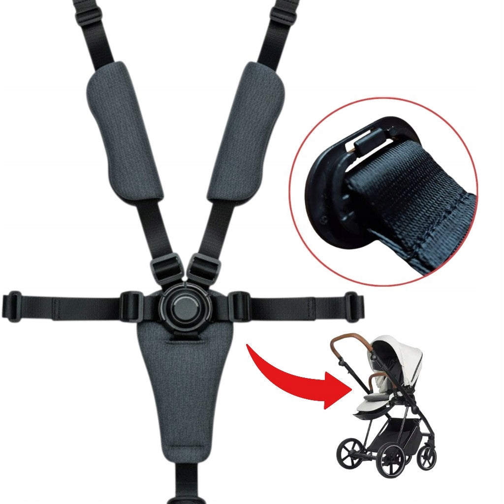 Roan Ivi 1.0 Harness 5-Point Safety Belts + Cushions