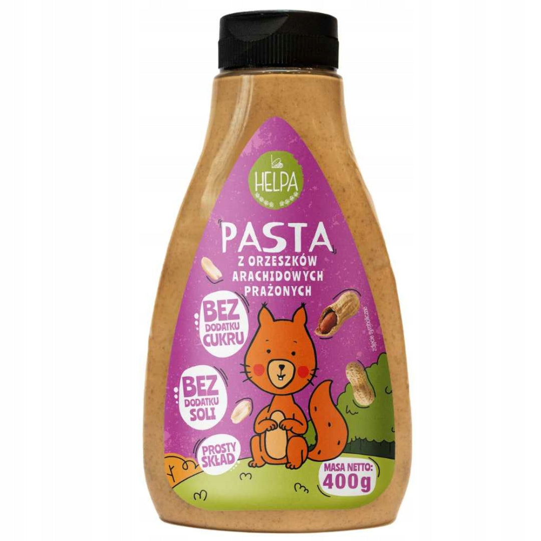 Roasted peanut paste 400 g HELPA 100% nuts