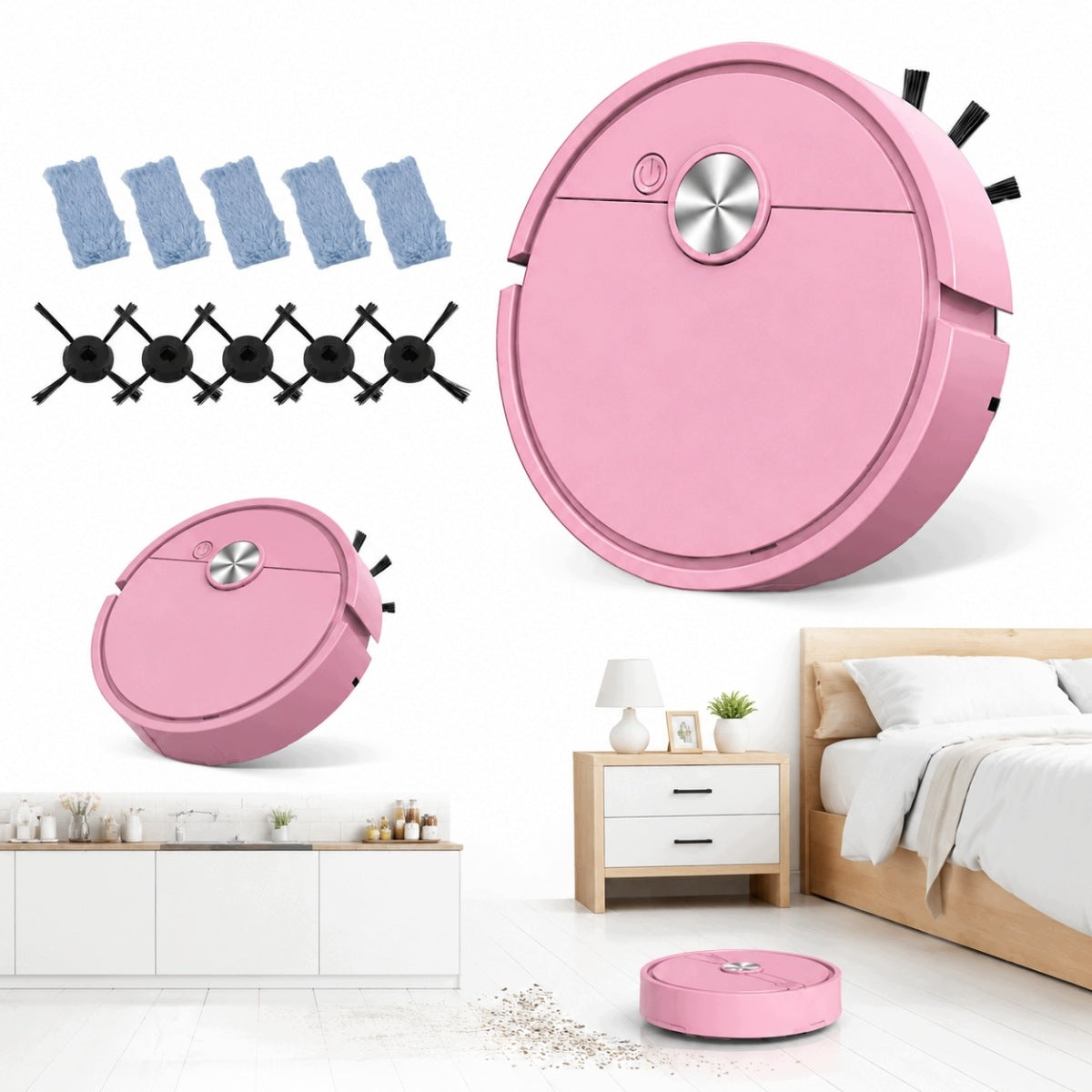 Robot Cleaning Electric Vacuum Cleaner Automatic Cordless Mini