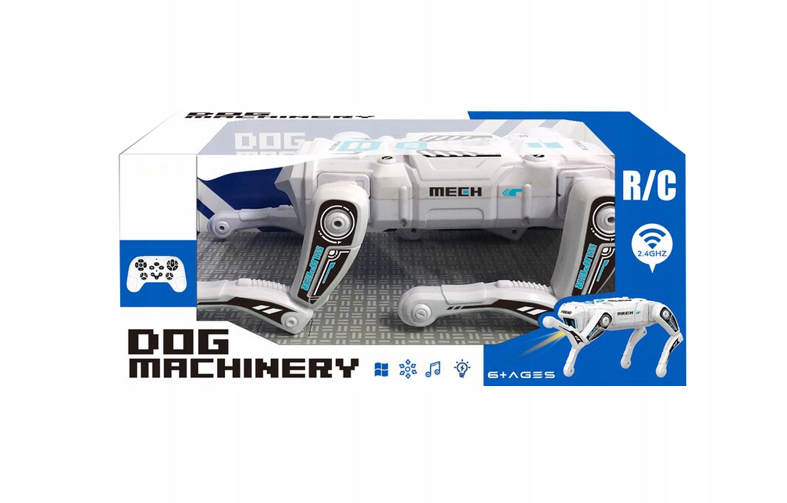 Robot Dog Mechanical Remote Controlled AI Performs Tricks Makes Sound Manufacturer code NO-2003750