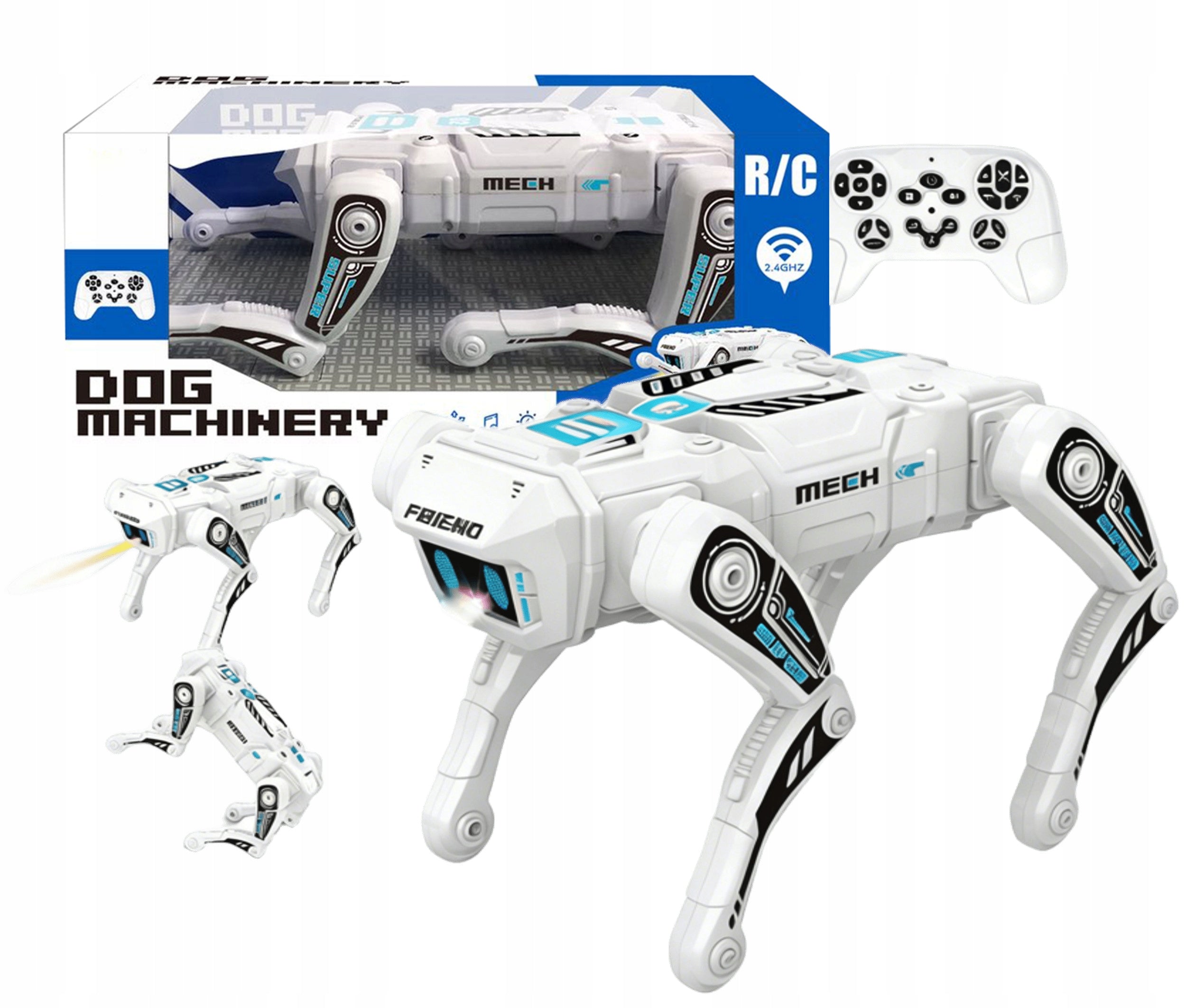 Robot Dog Mechanical Remote Controlled AI Performs Tricks Makes Sound