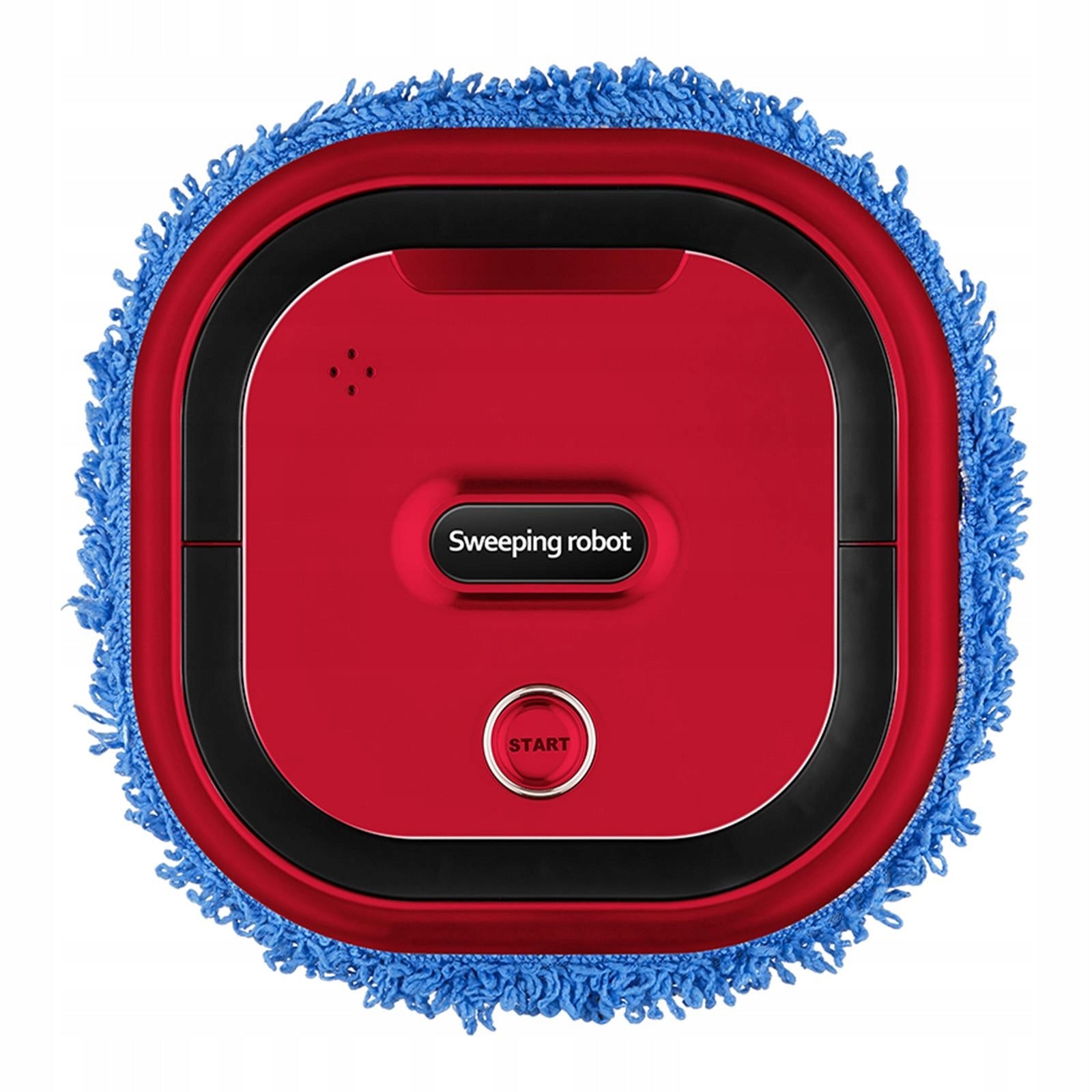 Robot Mop, Wet and Dry Mopping, USB Red