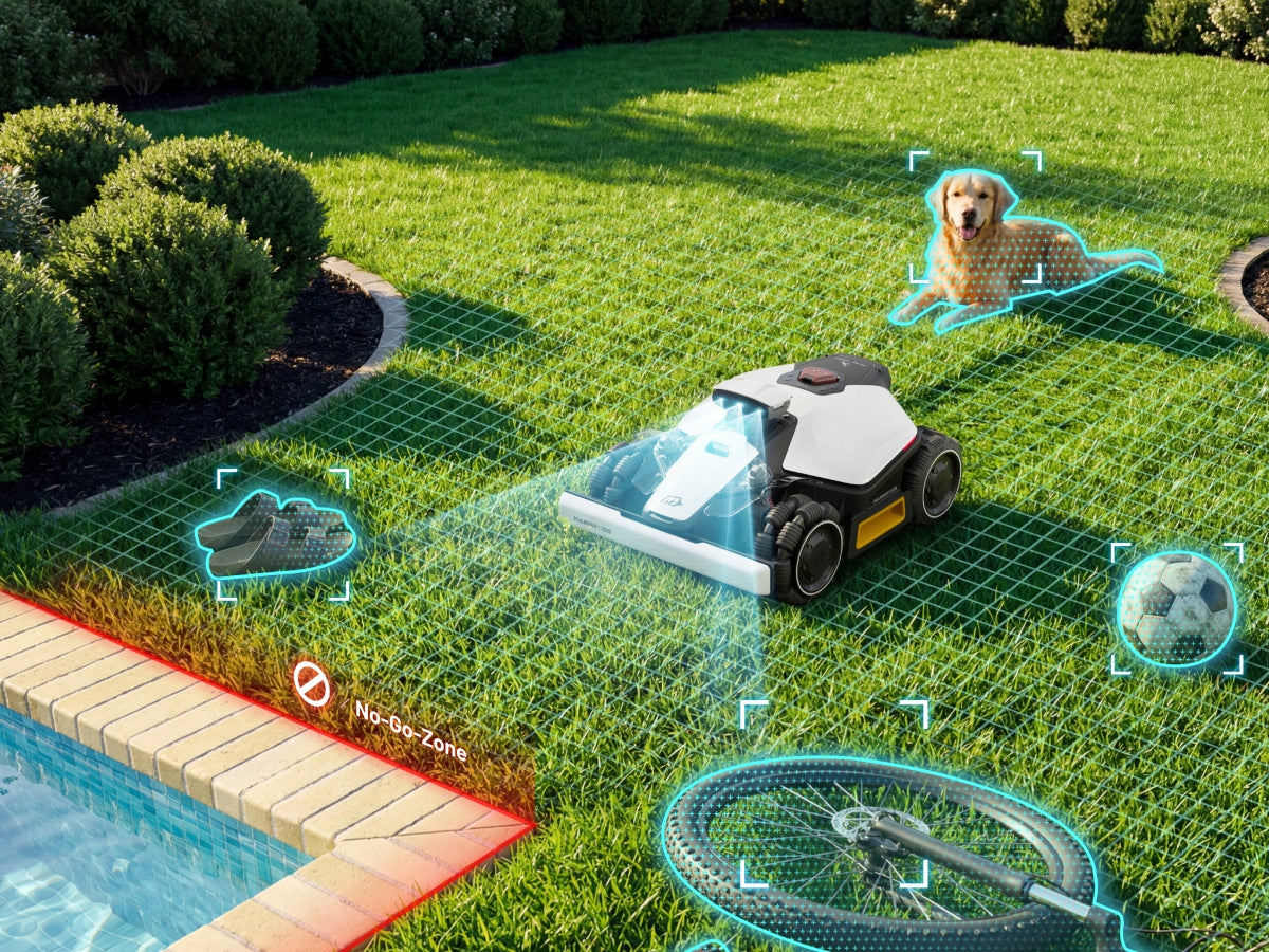 Robot Mower Mammotion LUBA mini 2 AWD 1000 Triple-Camera AI Vision NetRTK Manufacturer code MTLA25LUM21KEU