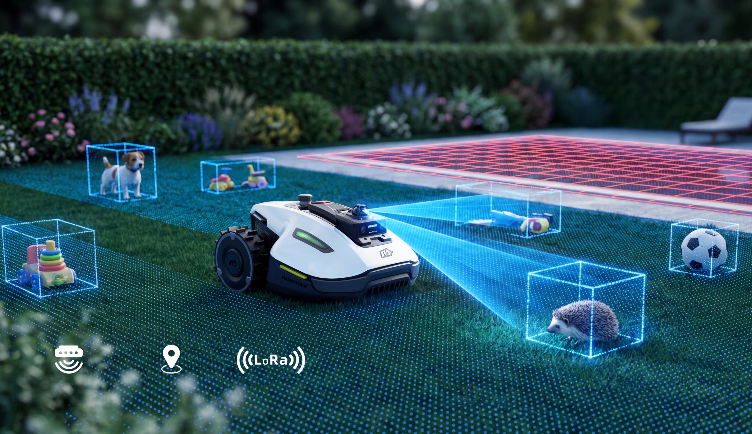 Robot Mower Mammotion YUKA mini 2 1000 Lawn mower Without cable 360° LiDAR Manufacturer code MTLA25YUM21KEU