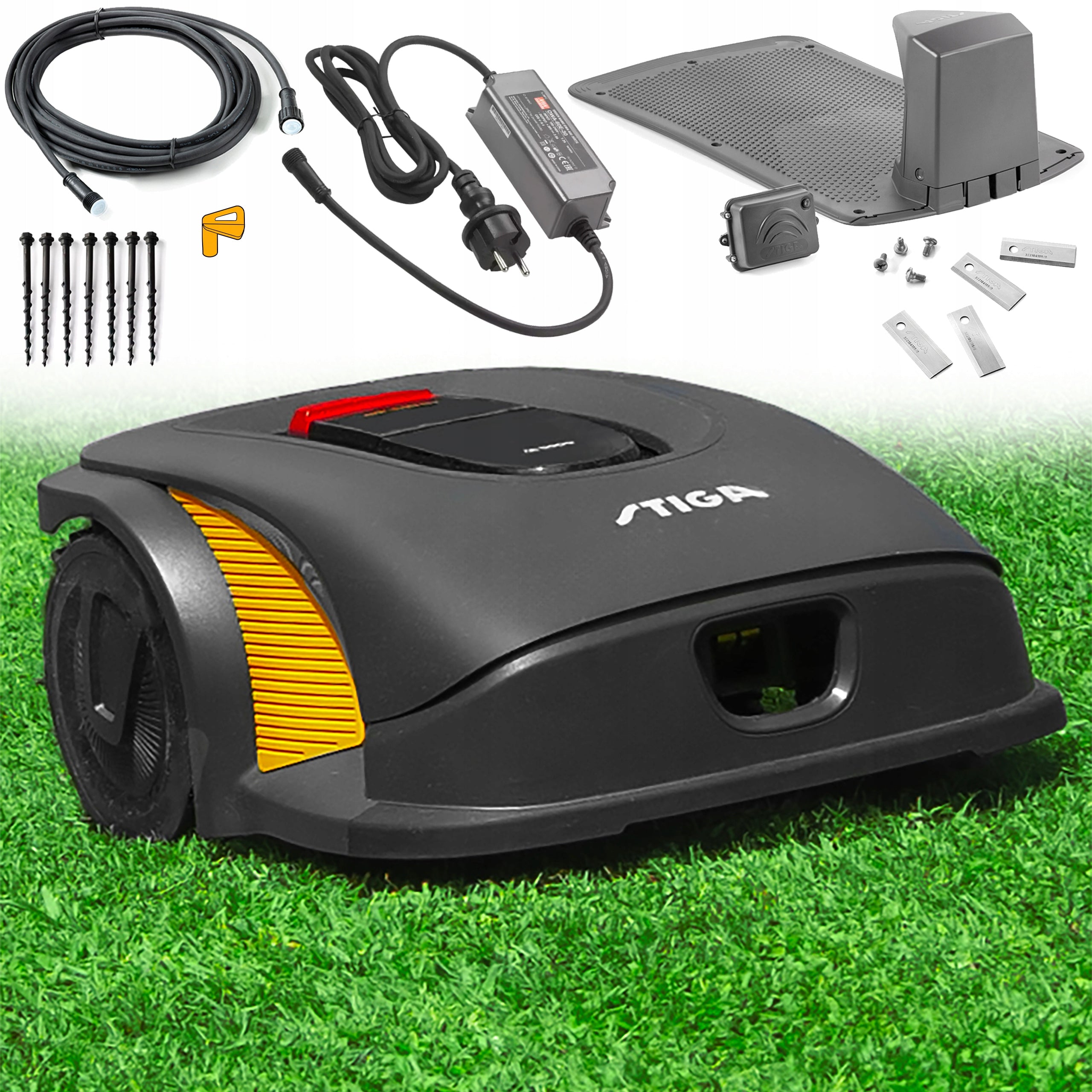Robot Mowing AUTONOMOUS STIGA A 10000 Large Garden 12000m2 GPS 4G Data B/L