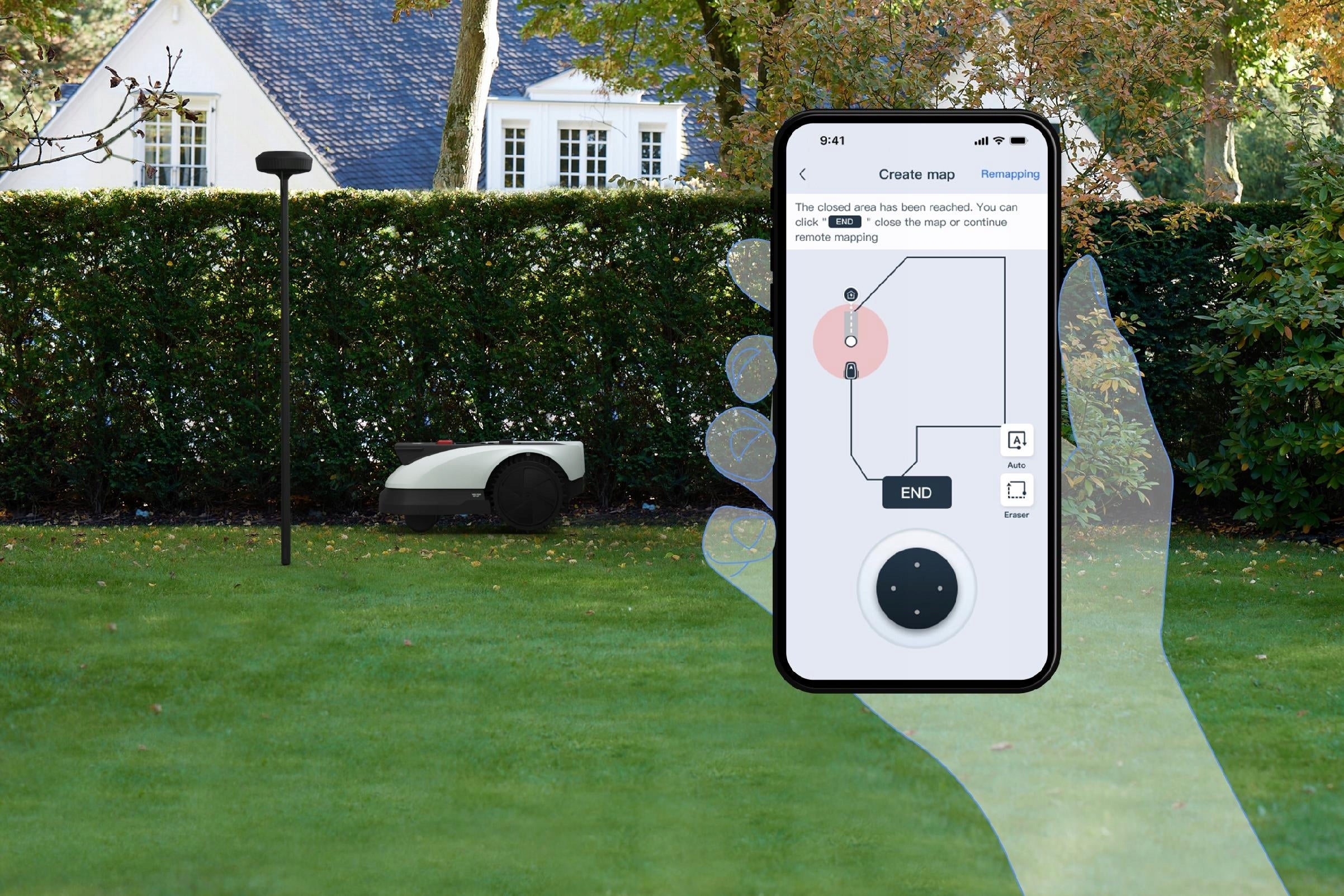 Robot Mowing Lawn Mower Automatic Ecovacs Goat O800 RTK 800m2 Without Cable Brand Ecovacs