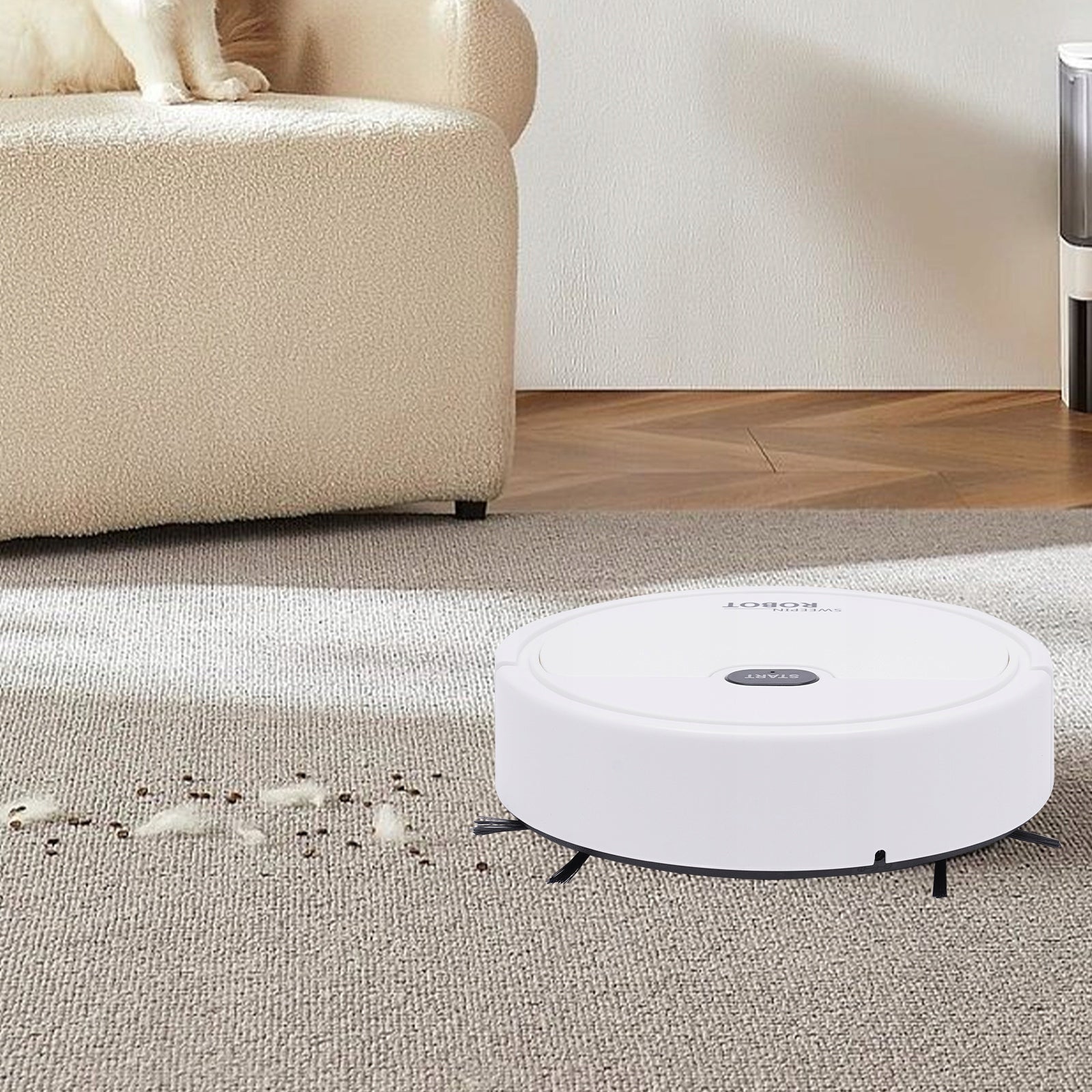 Robot Vacuum Cleaner 3-in-1 Carpet Sweeping Vacuuming Wiping Kt205 220v 5w Manufacturer code 35416479123
