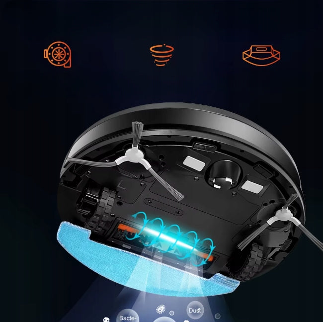 Robot Vacuum Cleaner ABIR X9 6500 Pa HEPA [Certificate.] Manufacturer code X9