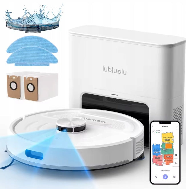 Robot Vacuum Cleaner Lubluelu L20Max 3w1 6000Pa LiDAR 120 Minutes [Certificate]