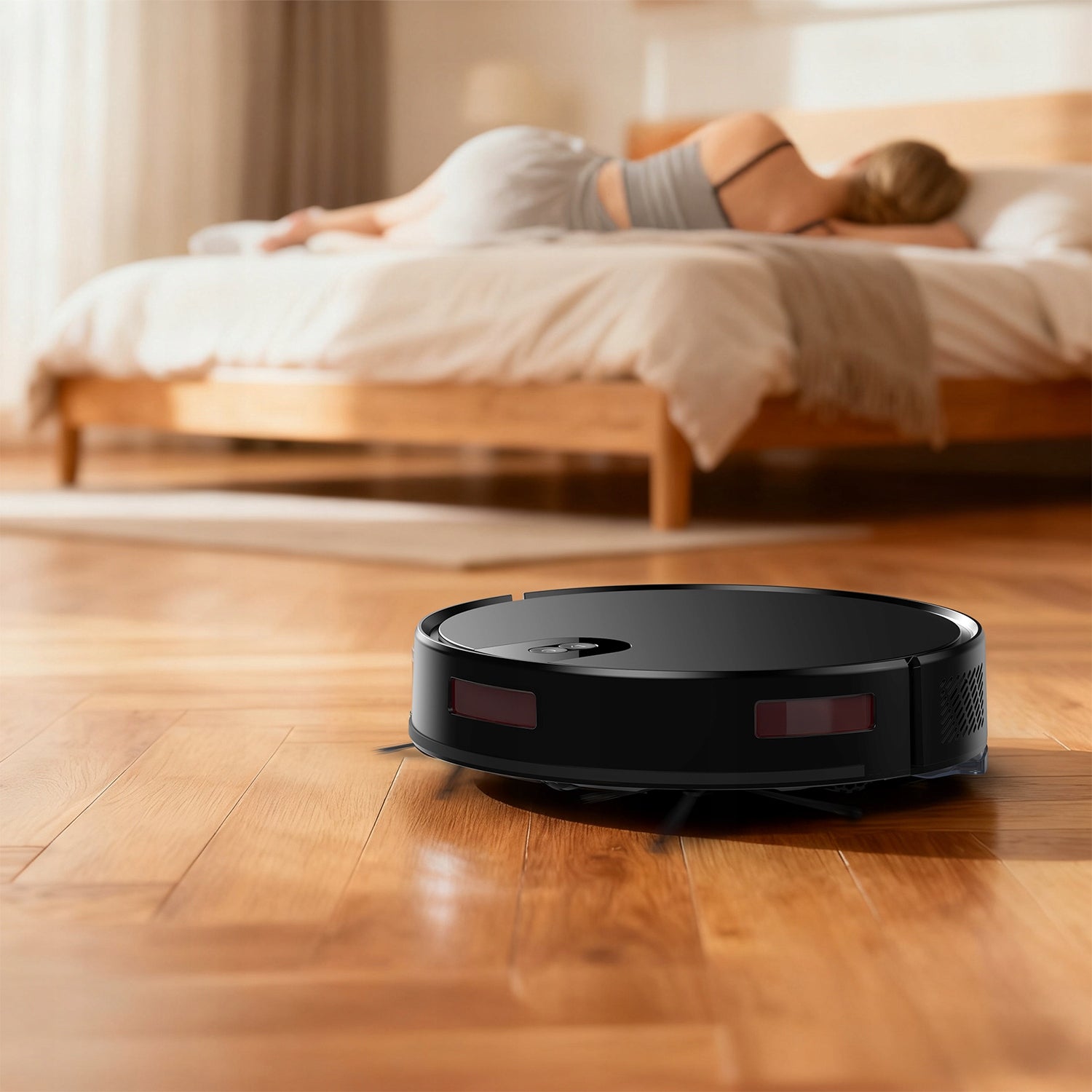 Robot Vacuum Cleaner with Mop, 3-in-1 Robotic Vacuum, 2000Pa Strong Suction Packaging status original