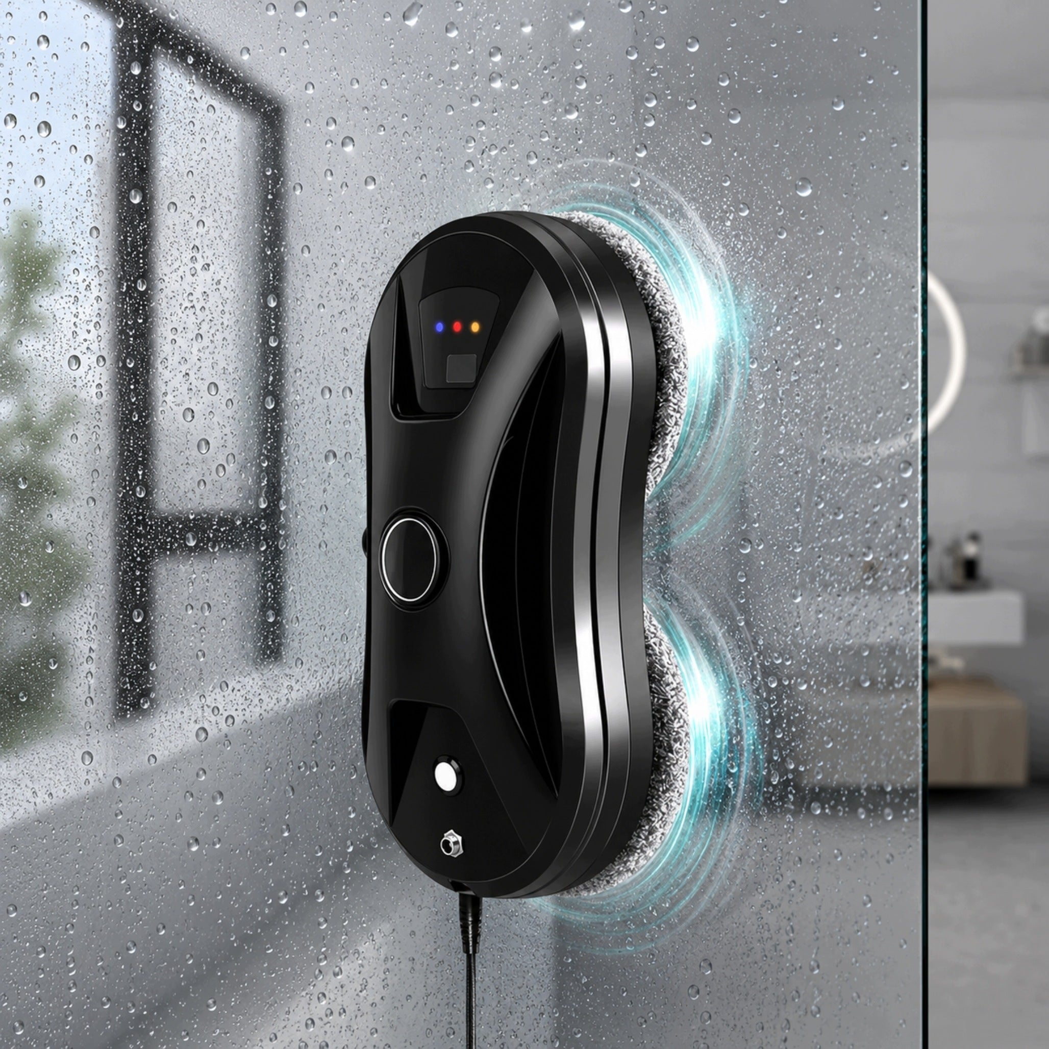 Robot Window Cleaner Automatic Window Washer Aura Spray Pilot Application Manufacturer code Robot myjka automatyczna do okien