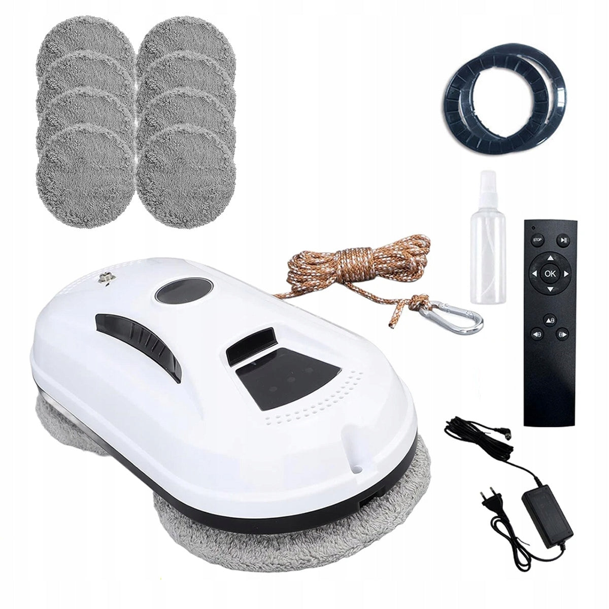Robot Window Cleaner White 5600 Pa Remote Control
