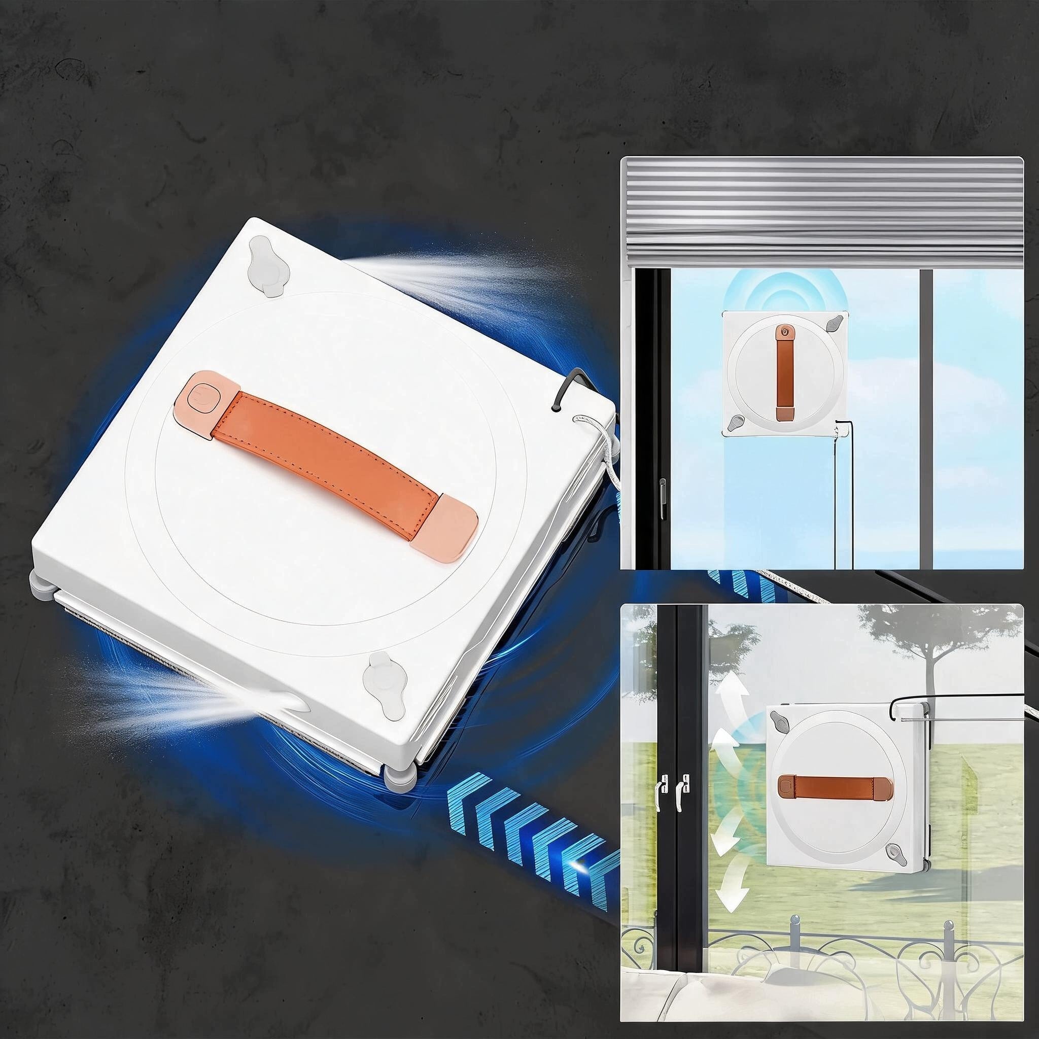 Robot Window Cleaner Window Washer Automatic 5000PA 3MODES Packaging status original