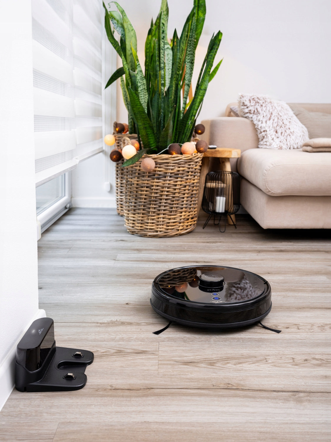 Robot cleaning robot vacuum cleaner ETA Master II black Brand ETA