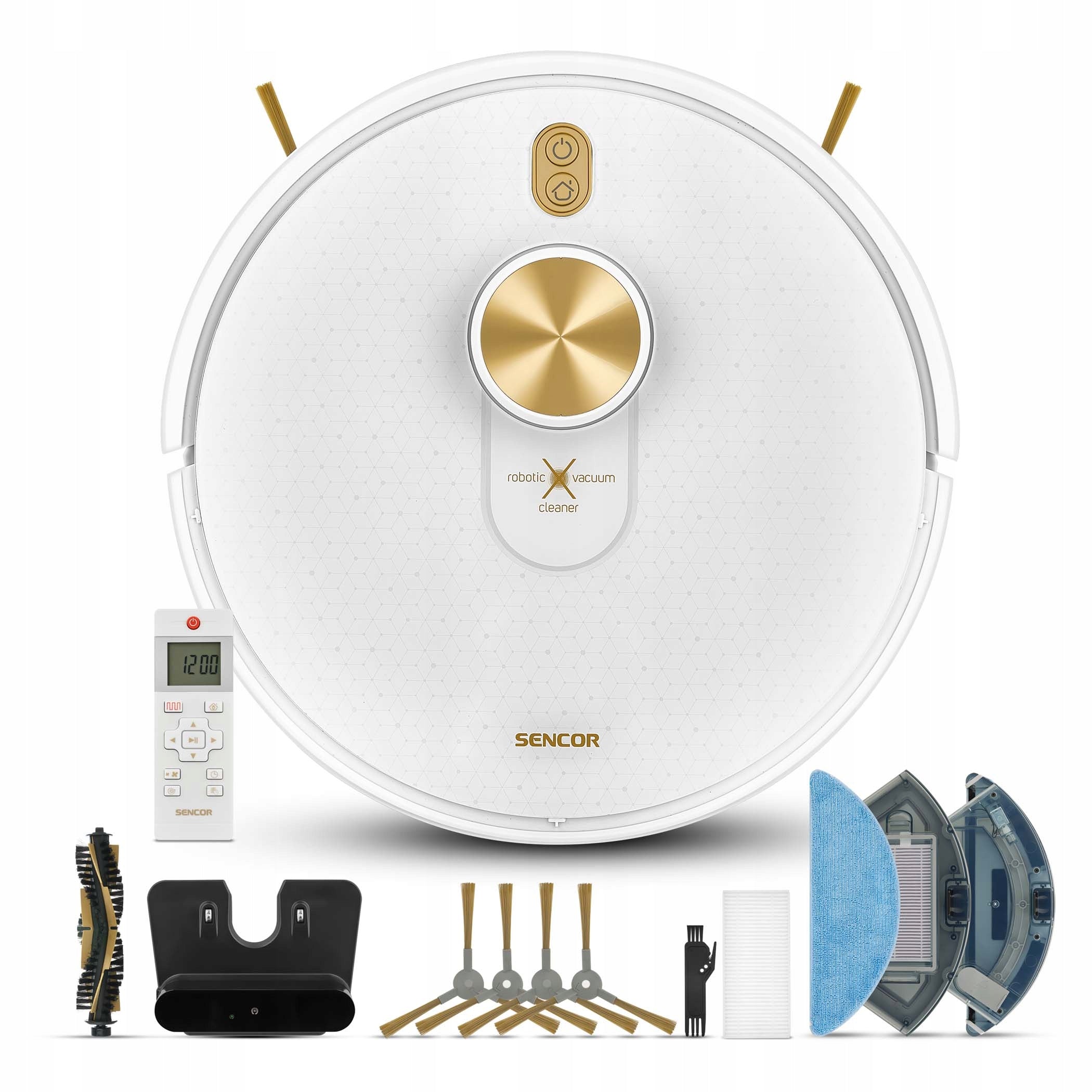Robot cleaning robot vacuum cleaner Sencor SRV 9150WH HEPA Wi-Fi UVC