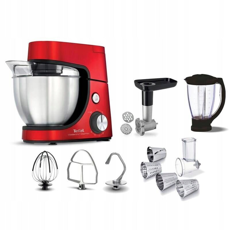 Robot food grinder Tefal QB516G38 1100W red blender Packaging status original